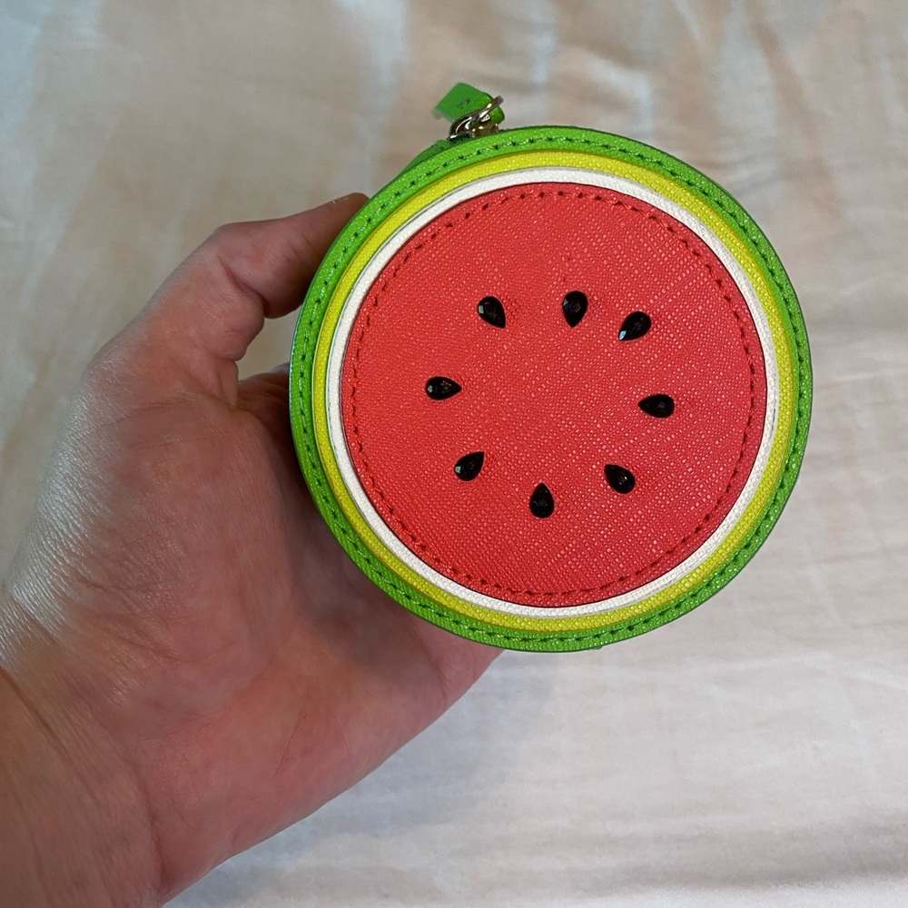 Kate Spade Splash Out Watermelon Leather Coin Purse